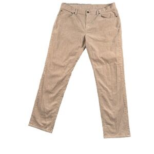 Brooks Brothers Pants Mens 38x32 Corduroy Tan Flat Front 5 Pocket Straight Leg